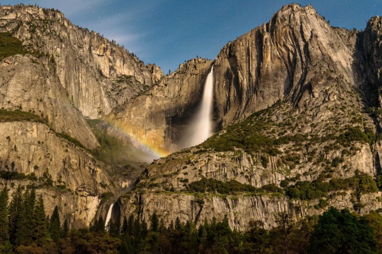 usa, Parks, Mountains, Waterfalls, Yosemite, Crag, Nature HD Wallpaper Desktop Background