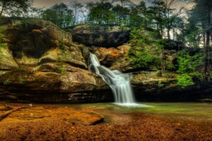 usa, Parks, Waterfalls, Crag, Hocking, Hills, State, Park, Logan, Ohio, Nature