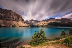 canada, Parks, Lake, Mountains, Banff, Alberta, Bow, Lake, Nature