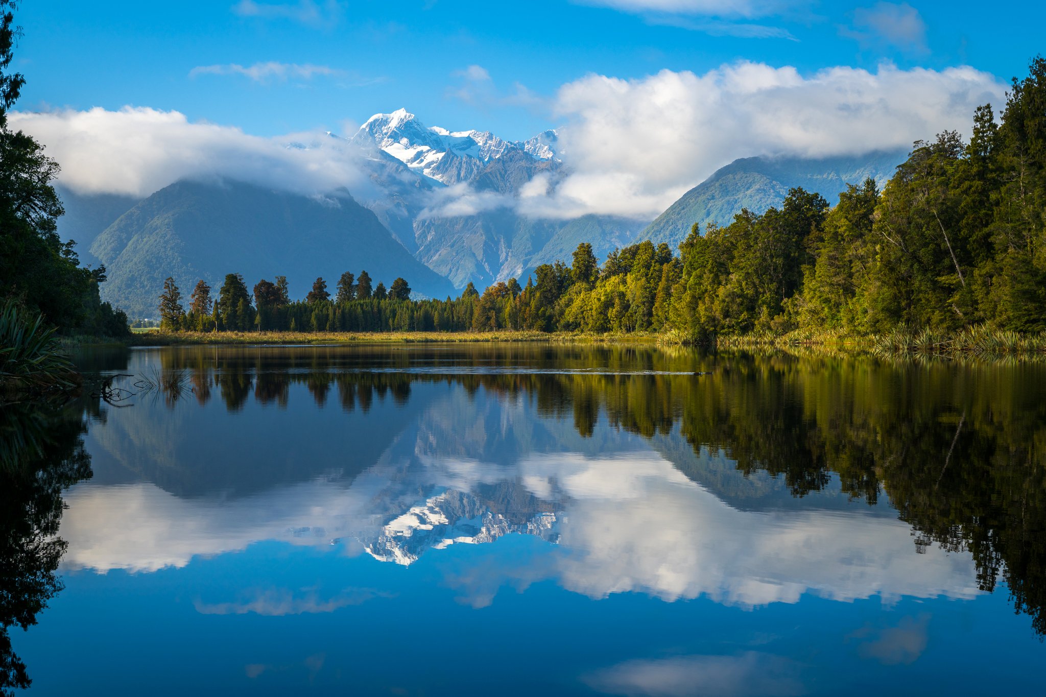 new, Zealand, Scenery, Mountains, Lake, Forests, Clouds, Lake, Matheson, Nature Wallpaper