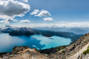 scenery, Mountains, Sky, Canada, Lake, Clouds, Squamish lillooet, British, Columbia, Nature