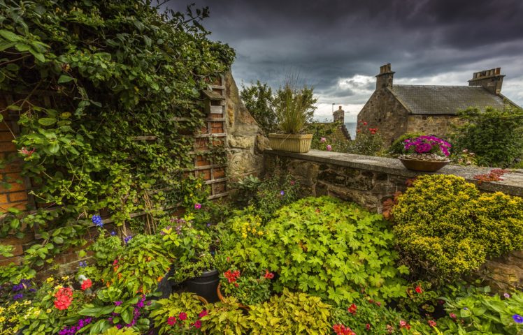 scotland, Gardens, Pitenweem, Nature HD Wallpaper Desktop Background