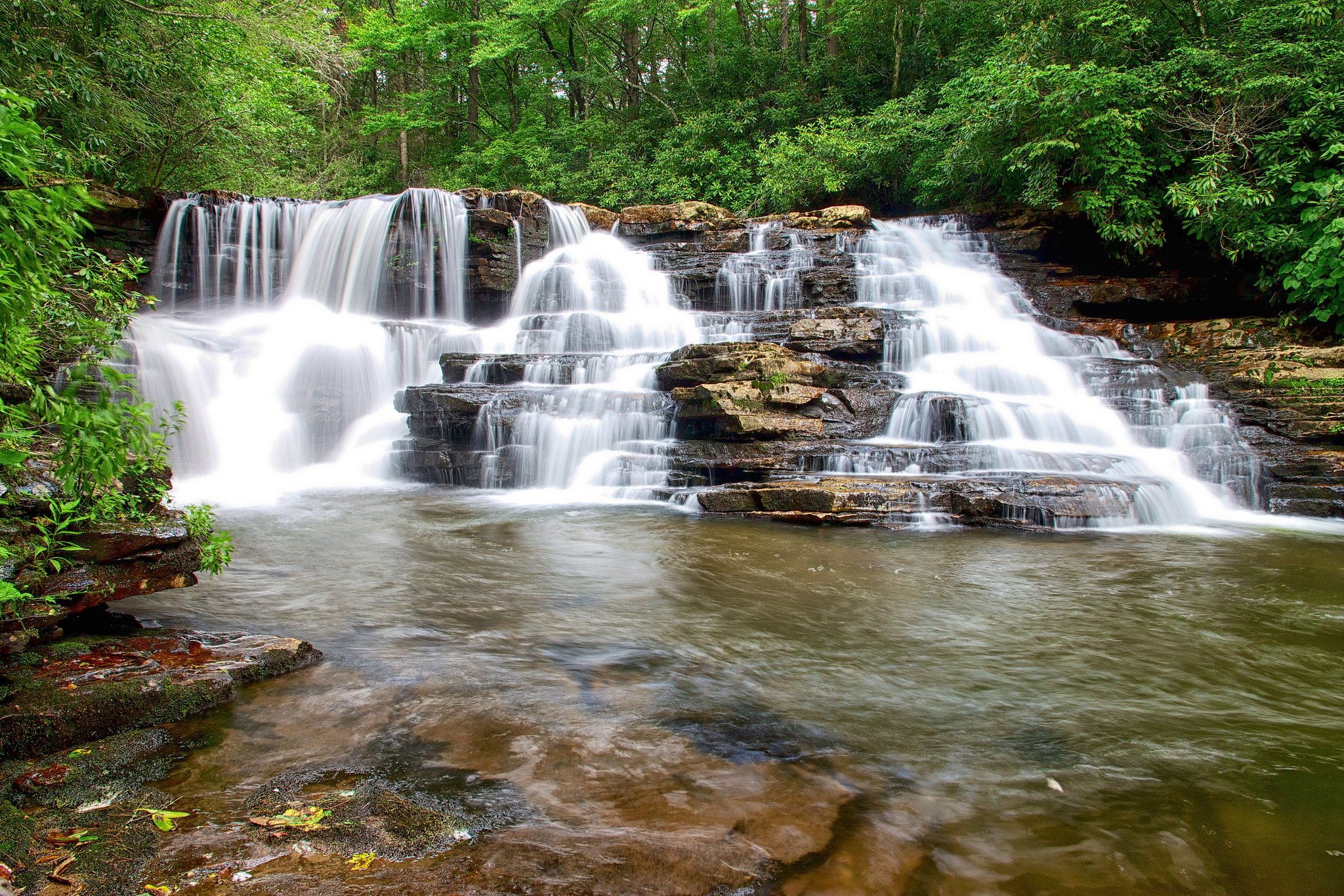 waterfall, Rivers, Nature Wallpaper