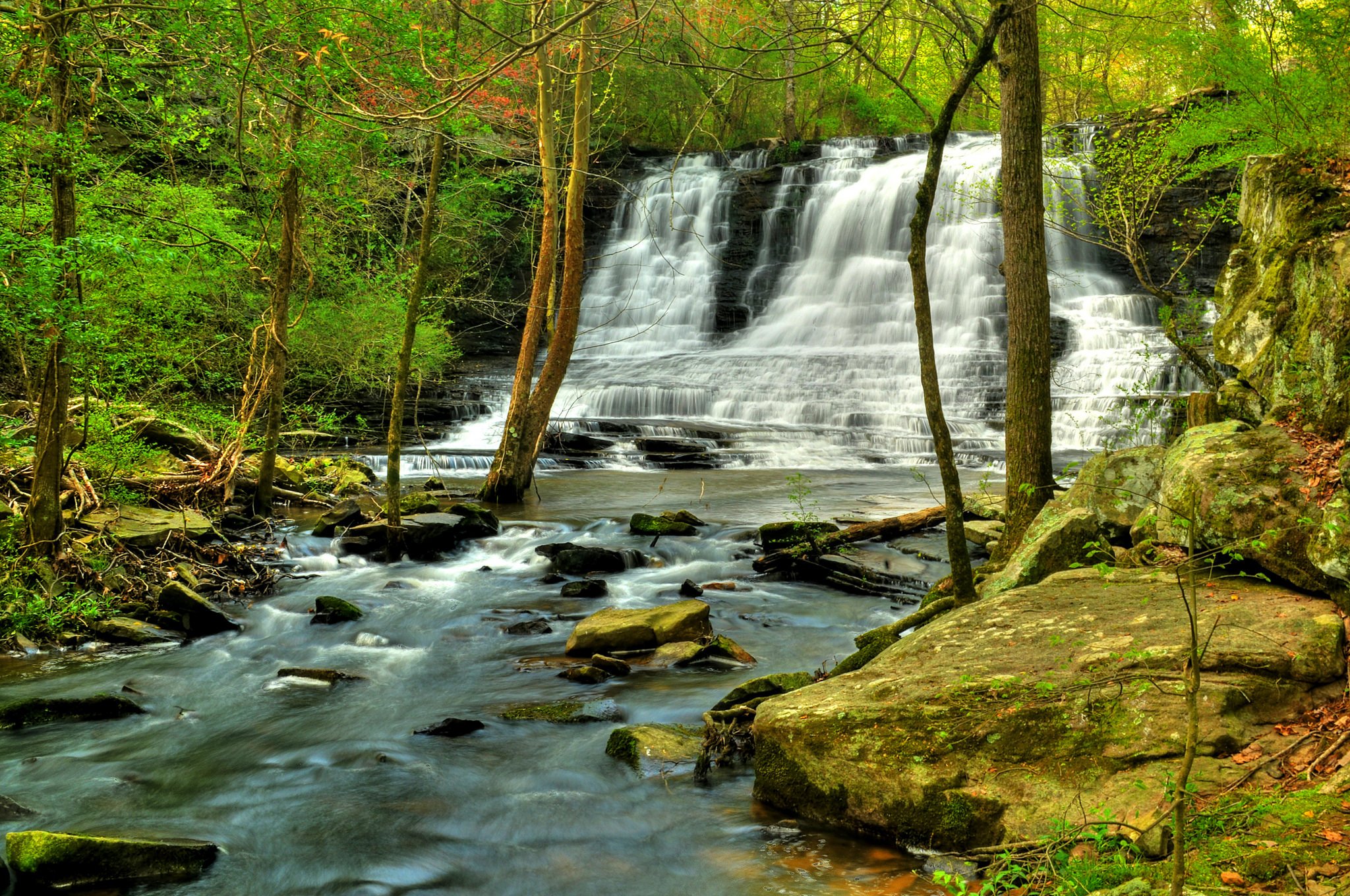waterfalls, Rivers, Nature Wallpaper
