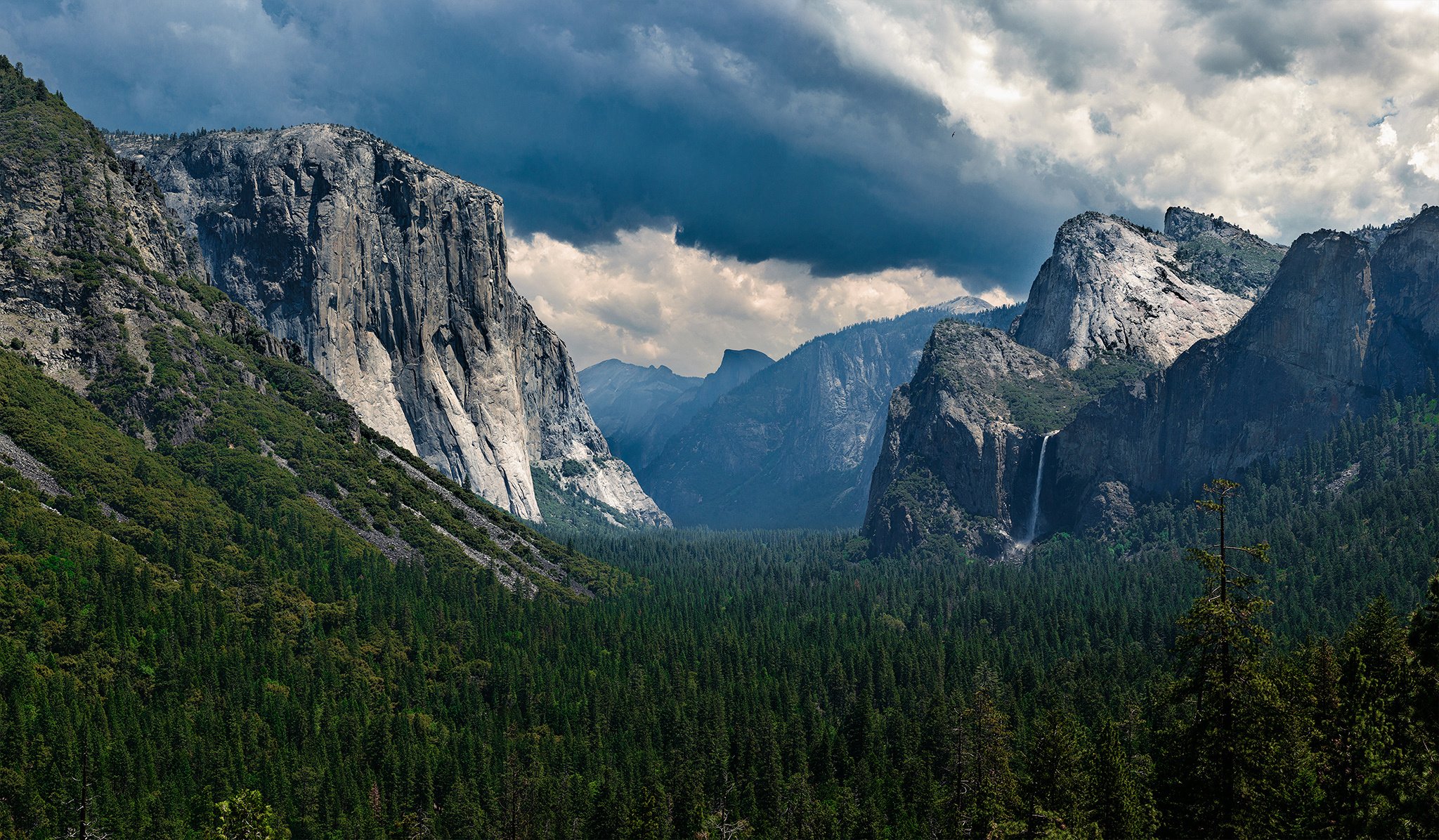 scenery, Mountains, Forests, Usa, Crag, Yosemite, Nature Wallpaper