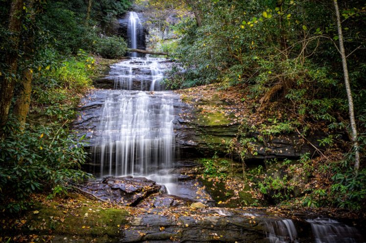 usa, Waterfalls, Trees, Georgia, Nature Wallpapers HD / Desktop and ...
