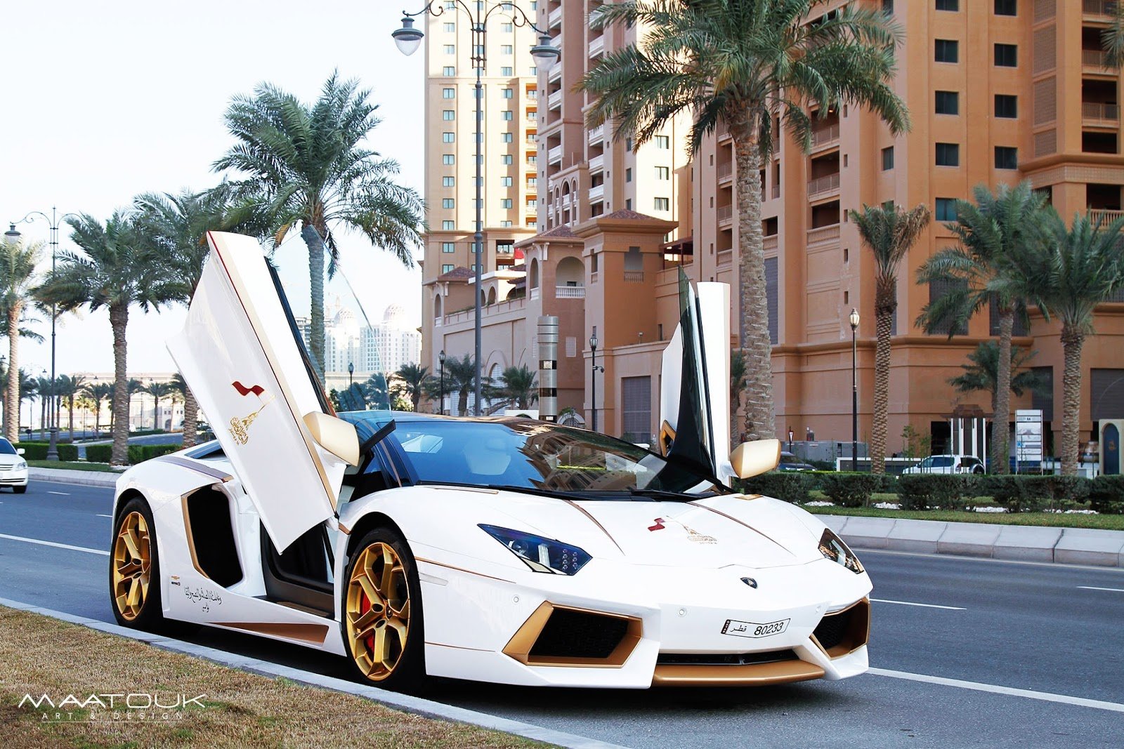 gold, Plated, Lamborghini, Aventador, Cars, Modified Wallpaper