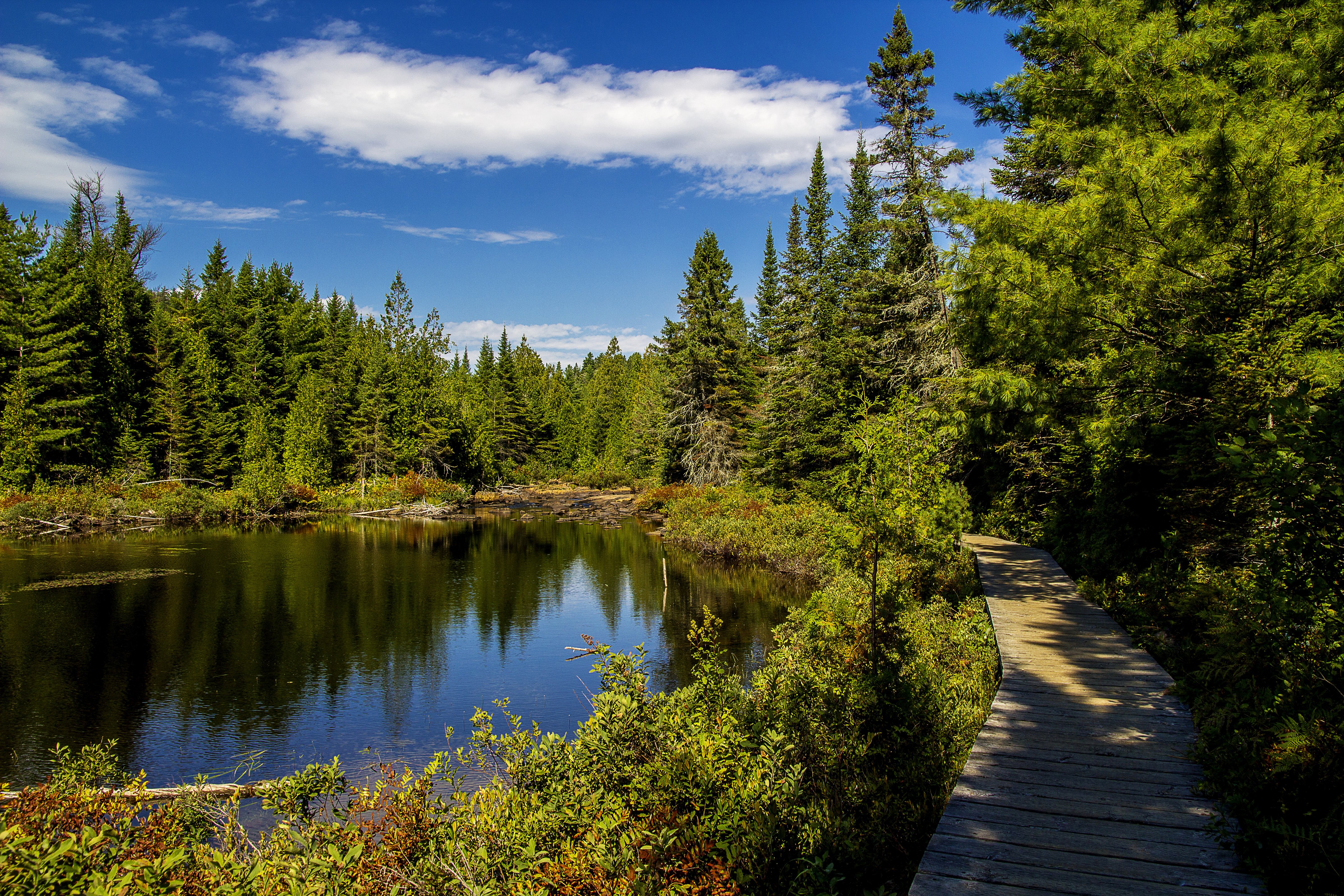 canada, Parks, Lake, Forests, Scenery, Trail, Mauricie, National, Park, Quebec, Nature Wallpaper