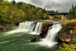 usa, Rivers, Waterfalls, Bridges, Little, River, Canyon, National, Preserve, Nature