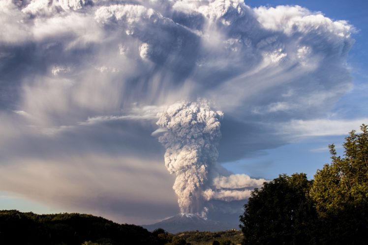 chile, Volcano, Smoke, Calbuco, Nature HD Wallpaper Desktop Background