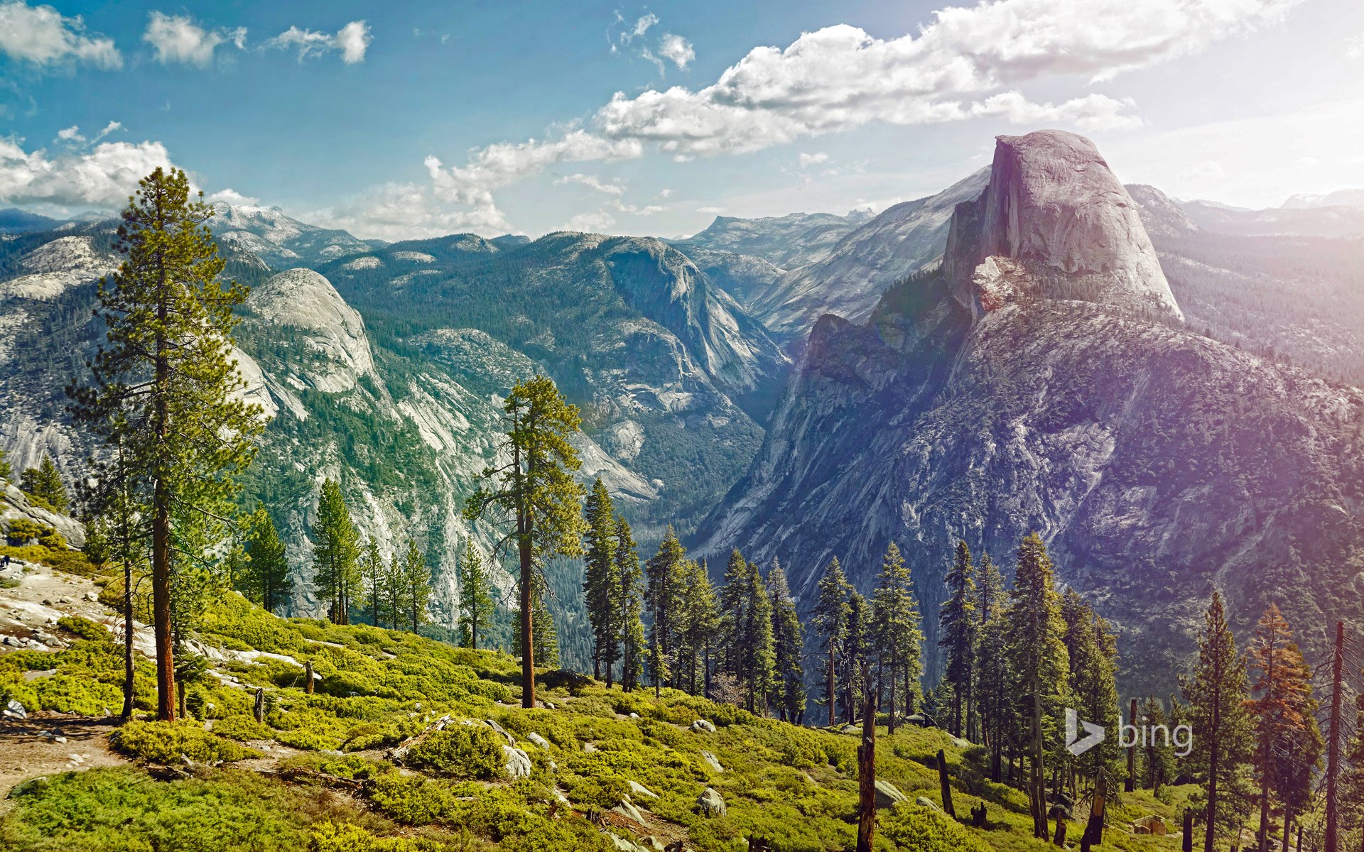 mountains, Scenery, Usa, Parks, Trees, Yosemite, Nature Wallpaper