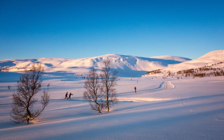 norway, Winter, Snow, Nature HD Wallpaper Desktop Background