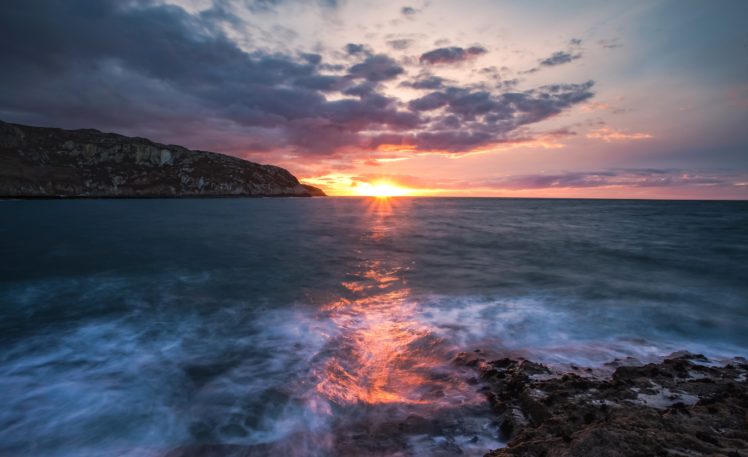 sea, Sunrises, And, Sunsets, Sky, Nature HD Wallpaper Desktop Background