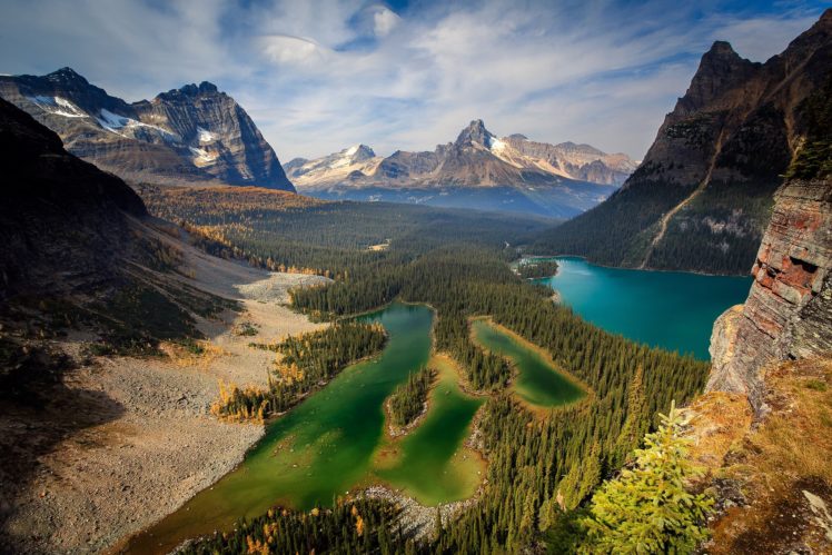 canada, Scenery, Mountains, Lake, Forests, Nature HD Wallpaper Desktop Background