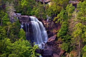 waterfalls, Usa, North, Carolina, Nature