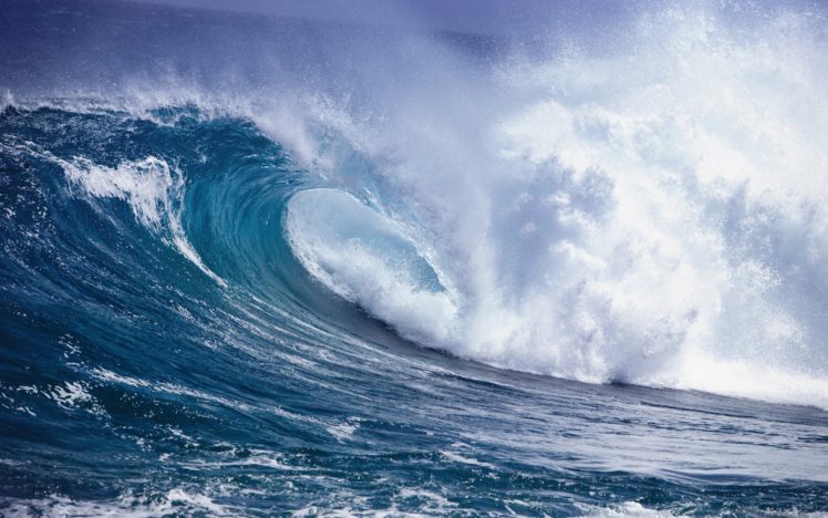 waves, Sea, Ocean, Nature HD Wallpaper Desktop Background