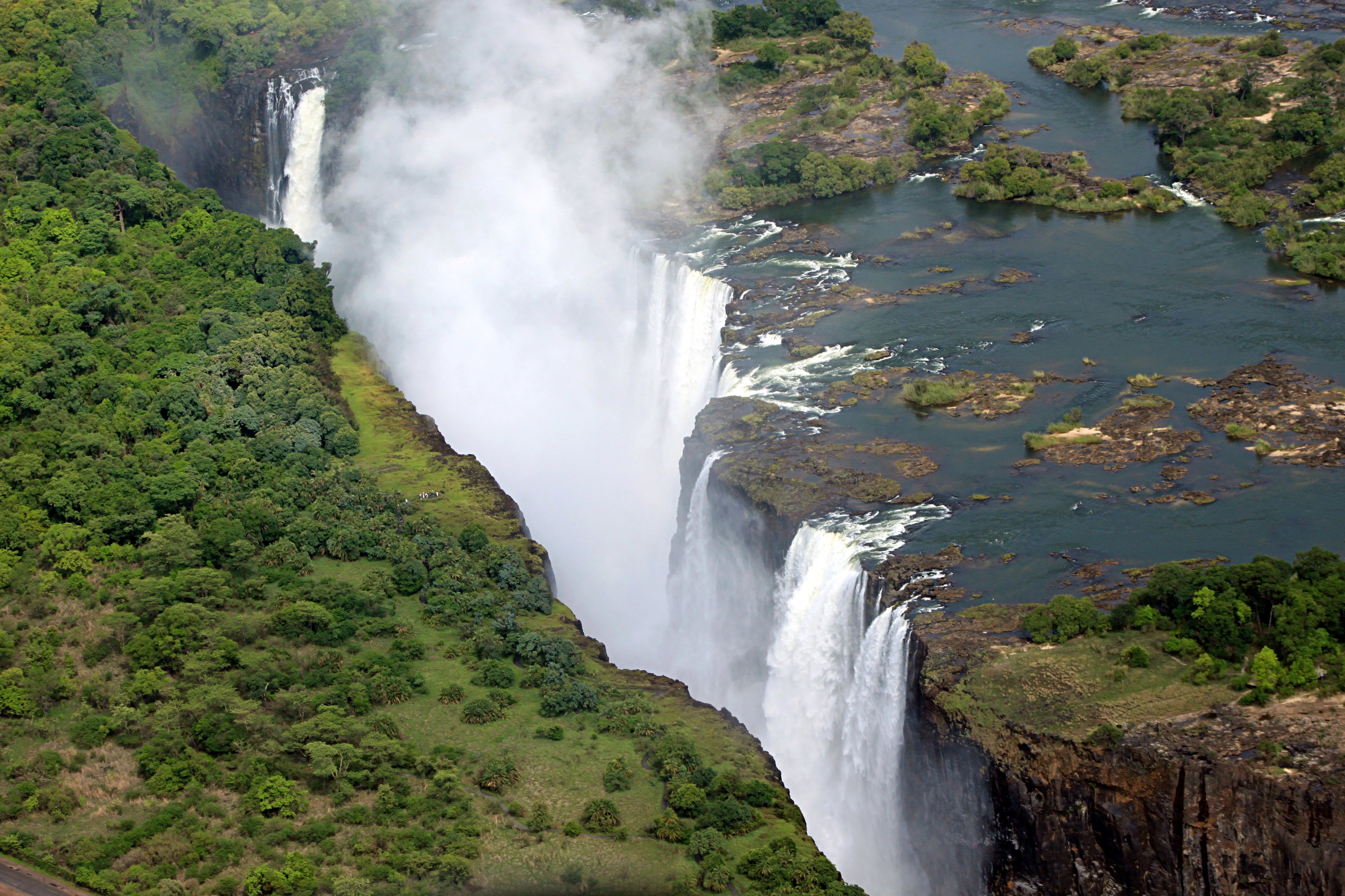 tropics, Waterfalls, Zimbabwe, Victoria, Falls, Nature Wallpaper