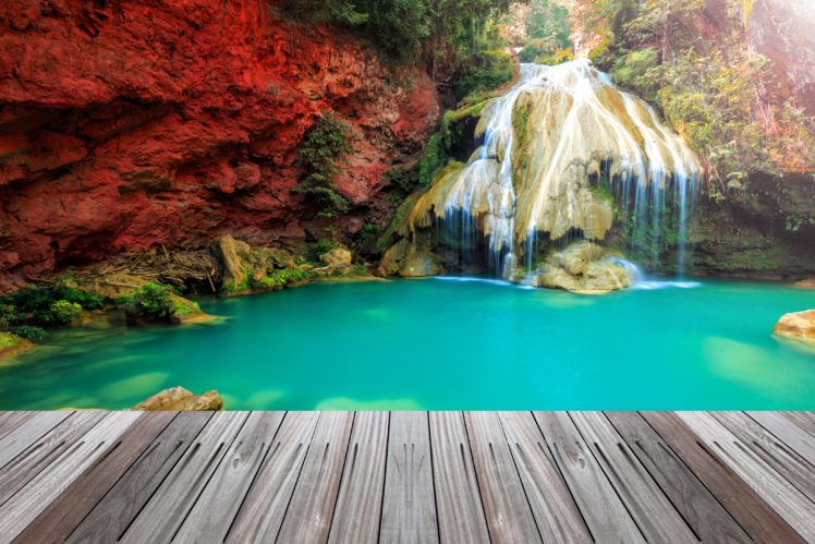 thailand, Parks, Waterfalls, Crag, Nature HD Wallpaper Desktop Background