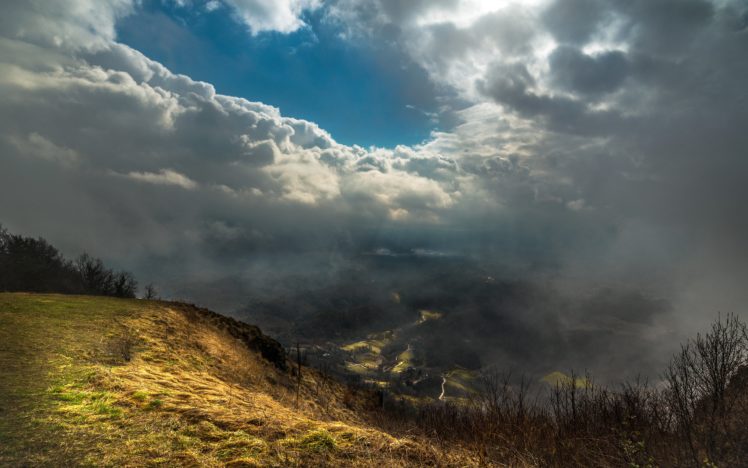 scenery, Sky, Fog, Clouds, Nature HD Wallpaper Desktop Background