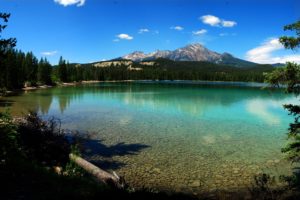 canada, Parks, Lake, Mountains, Forests, Scenery, Jasper, Nature