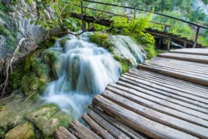 waterfalls, Bridges, Moss, Nature