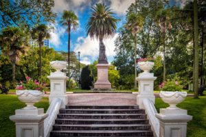 australia, Parks, Monuments, Stairs, Palma, Trees, Albert, Park, Melbourne, Nature