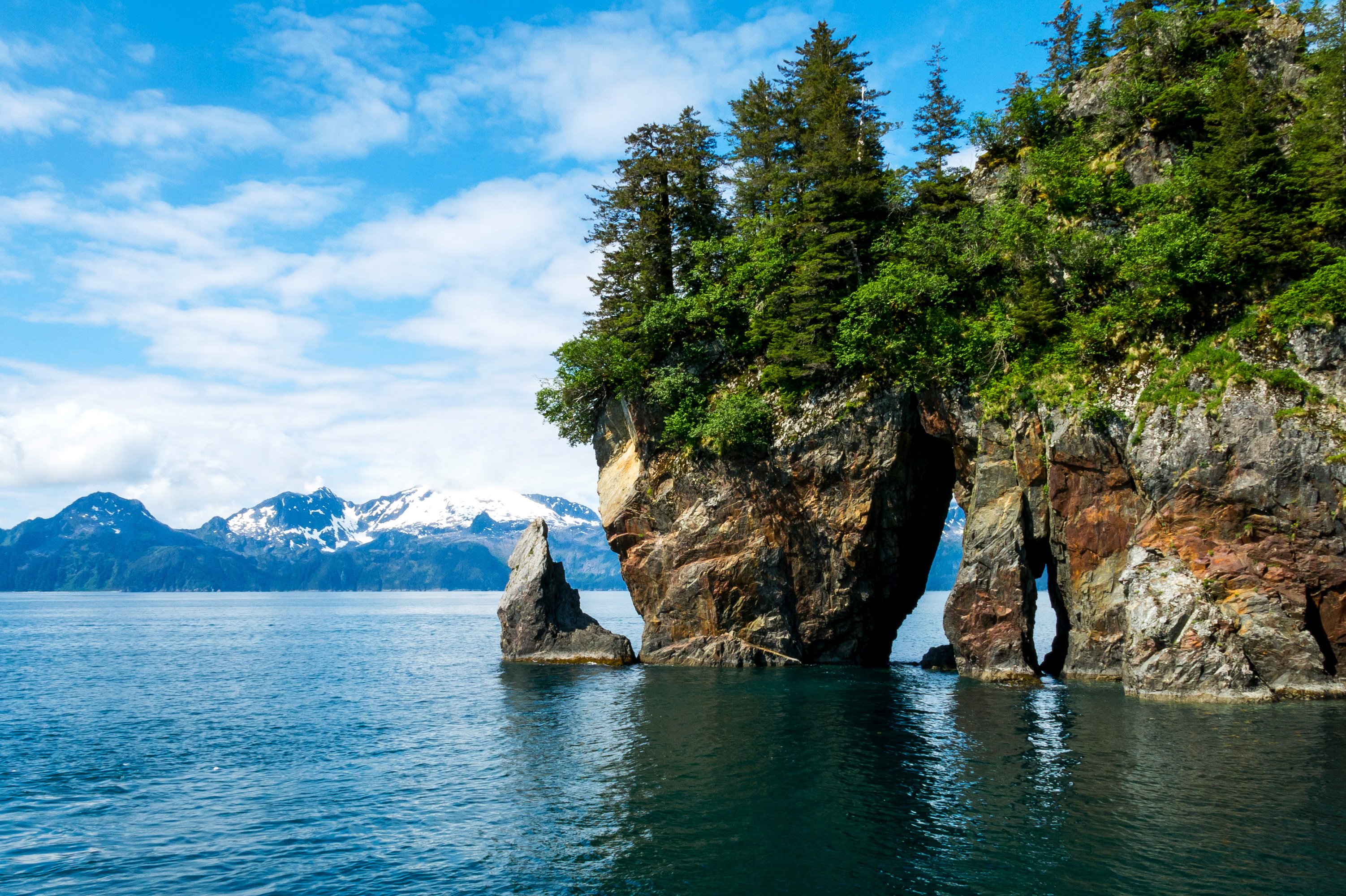 mountains, Fjords, Coast, Rocks, Stones, Trees Wallpaper