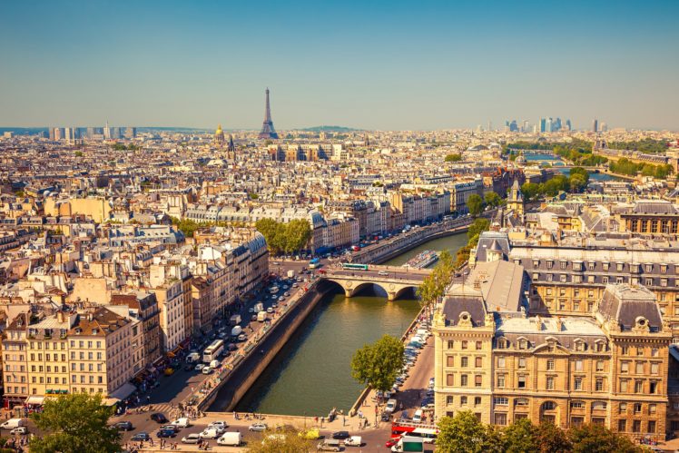 rance, Roads, Houses, Paris, Night, Street, From, Above, Cities HD Wallpaper Desktop Background