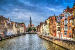 elgium, Houses, Canal, Street, Hdr, Bruges, Cities