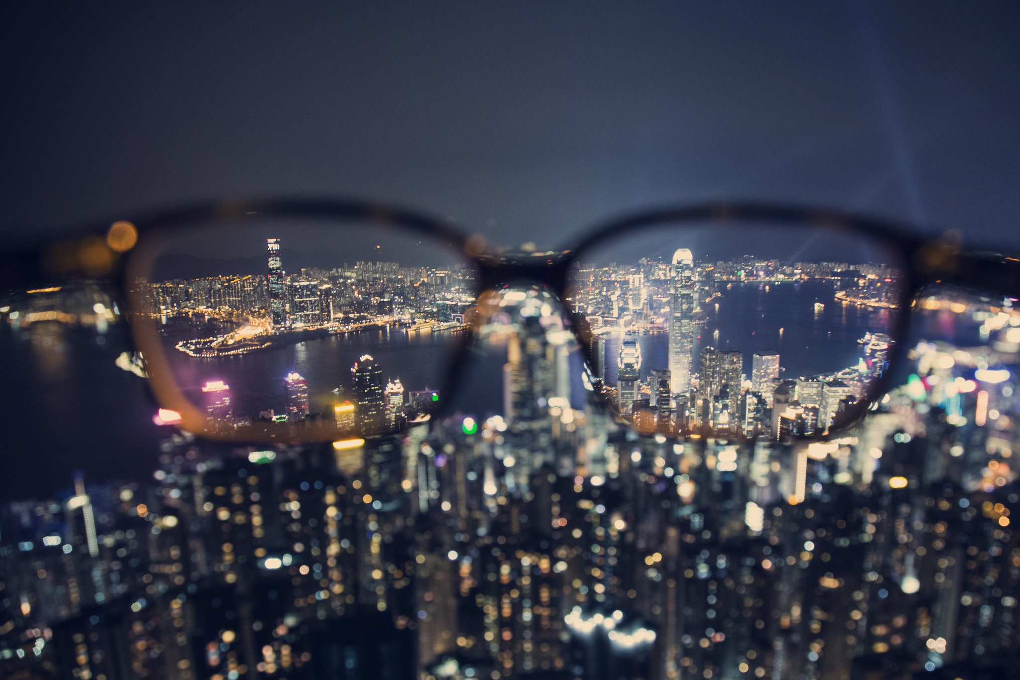 hina, Shanghai, Houses, Skyscrapers, Night, Cities Wallpaper