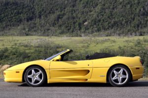 , Ferrari, F355, Spider, Cars, Yellow