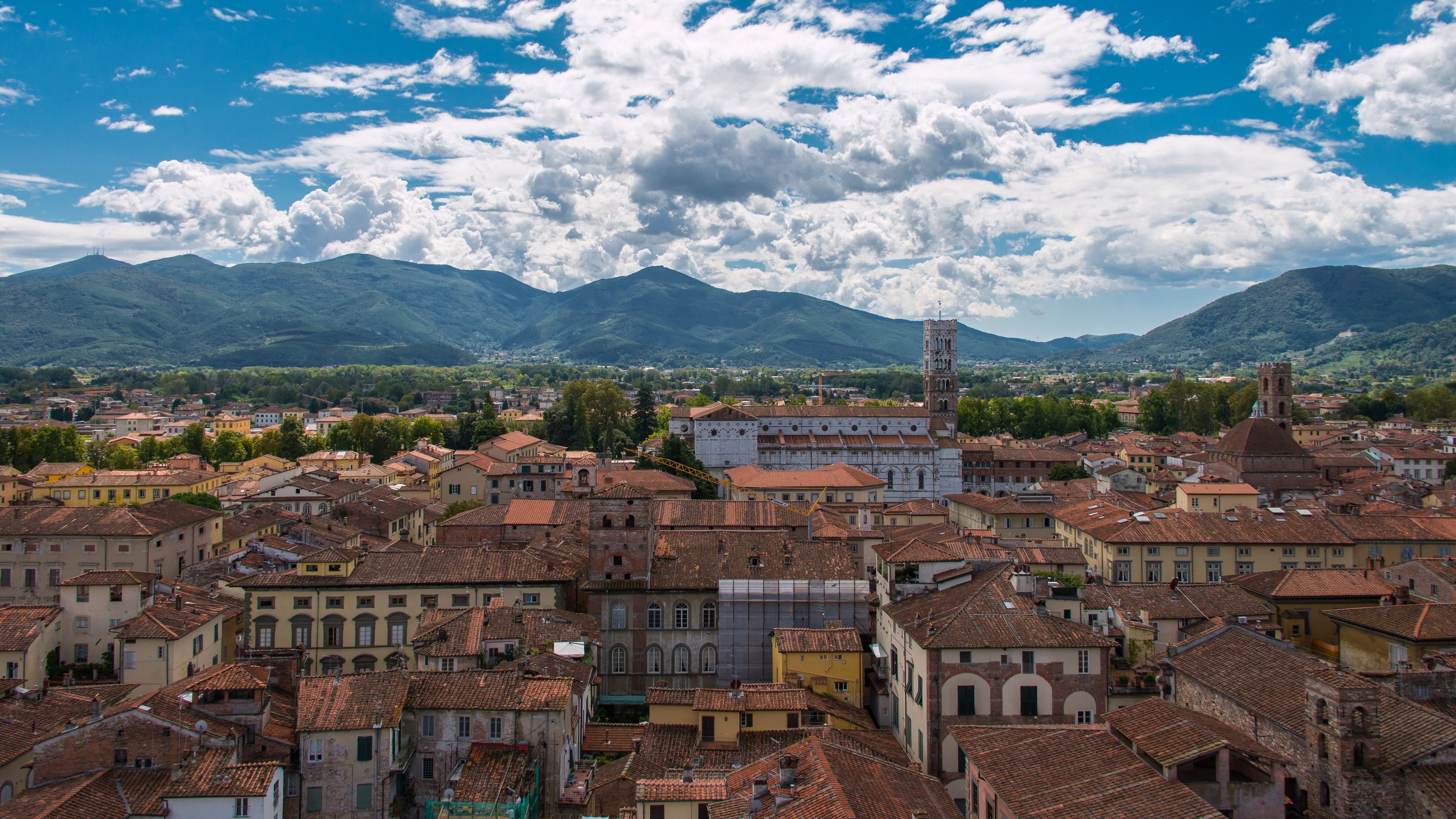 reece, Houses, Fortress, Corfu, Old, Fortress, Cities Wallpaper