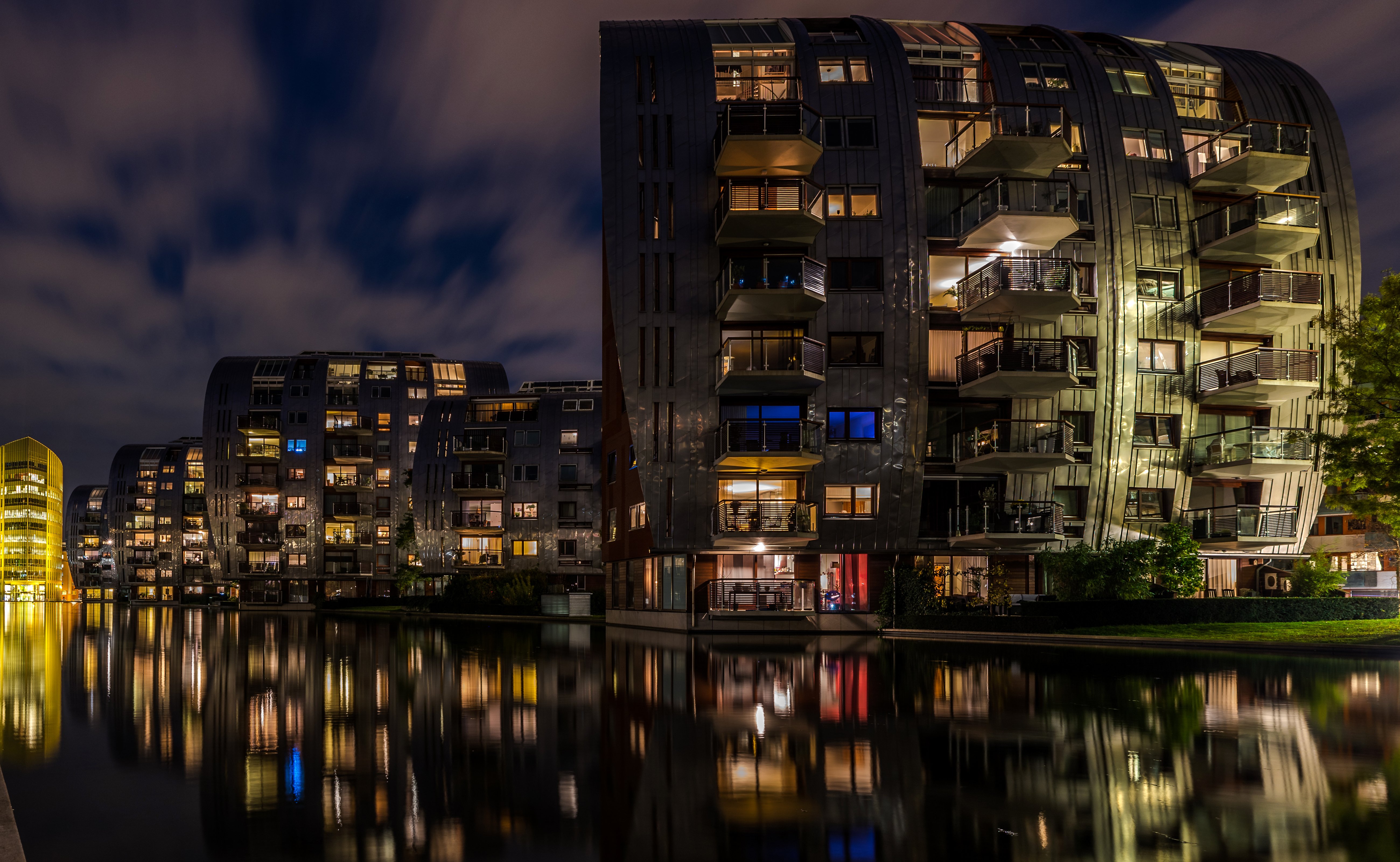 etherlands, Houses, Rivers, Fence, Alkmaar, Cities Wallpaper