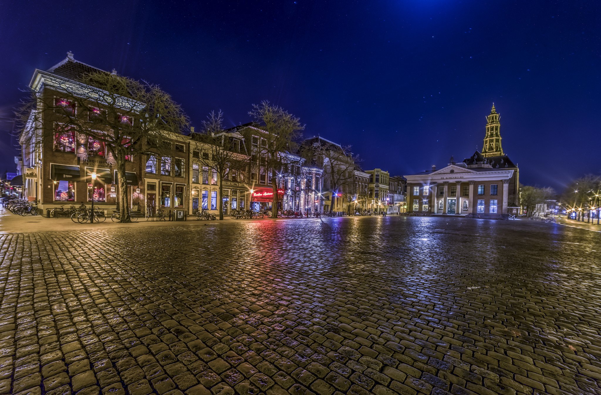 Etherlands Houses Rivers Fence Alkmaar Cities Wallpapers Hd