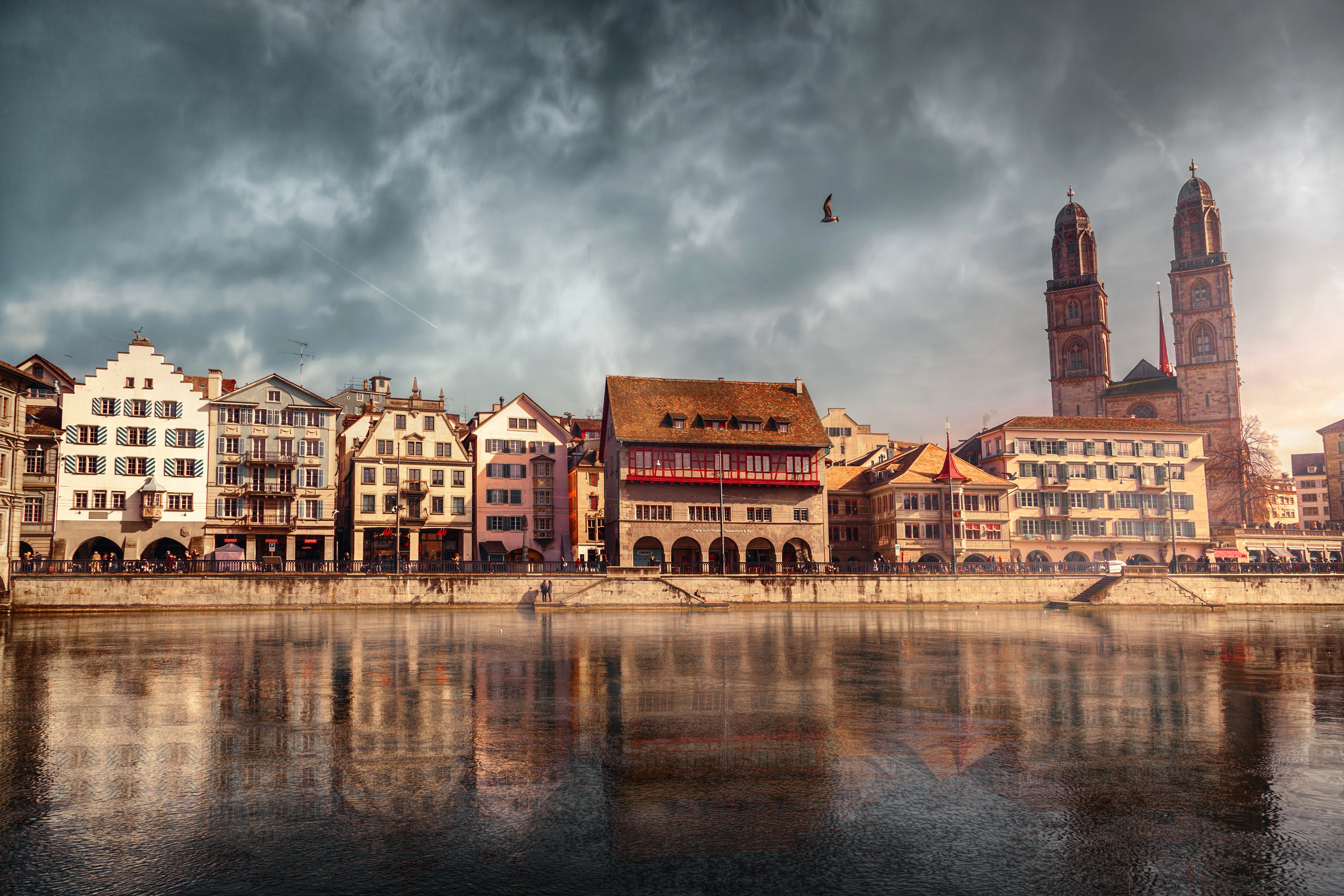 sky, Mountains, Glaciers, Lakes, Ice Wallpaper