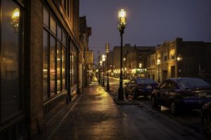 , Houses, Street, Night, Cambridge, Massachusetts, Cities