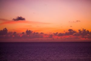 sunset, Sea, Horizon, Clouds, Orange, Sky