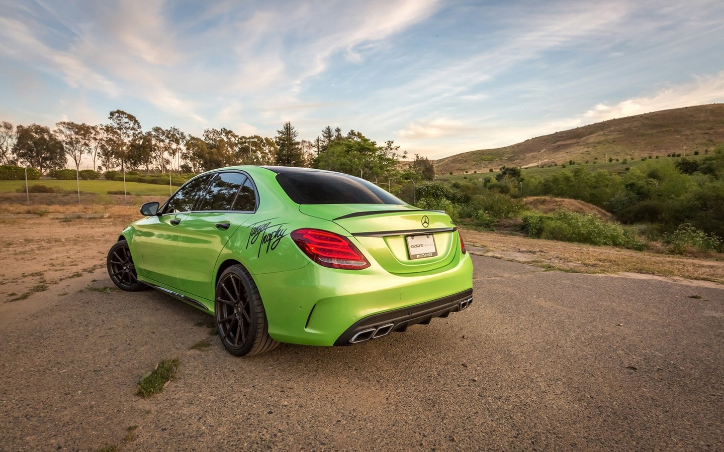 , Vorsteiner, Mercedes, Amg, C63, Cars, Green, Modified Wallpaper