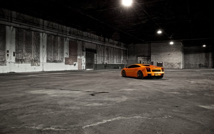cars, Orange, Lamborghini, Gallardo HD Wallpaper Desktop Background