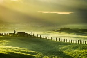 farm, Green, Hd, Hills, Landscape, Tuscany, Italy