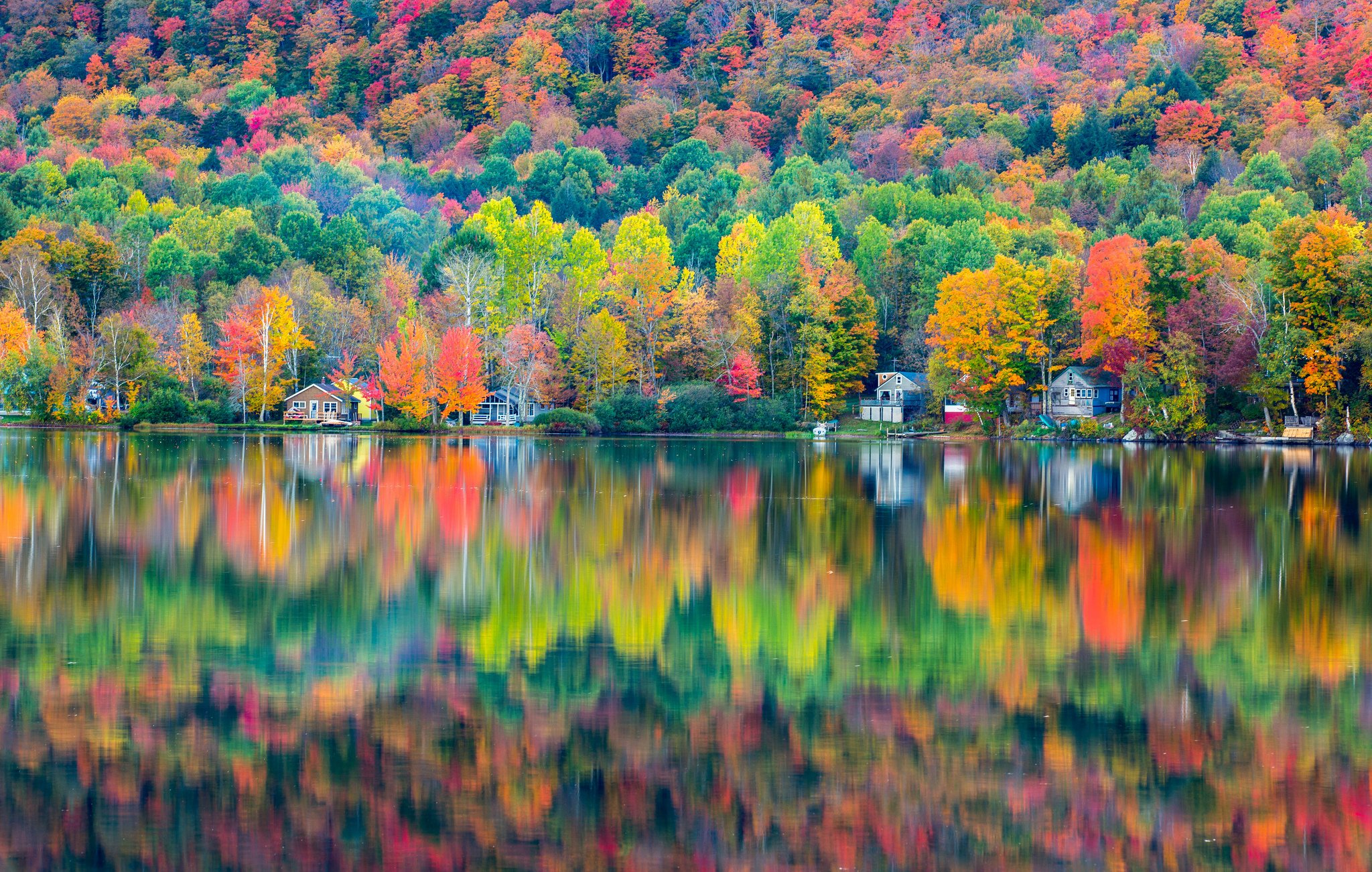 nature, Autumn, Beauty, Color, Forest, Lake, Landscapes, Life, Season, Shadow, Trees, Water Wallpaper