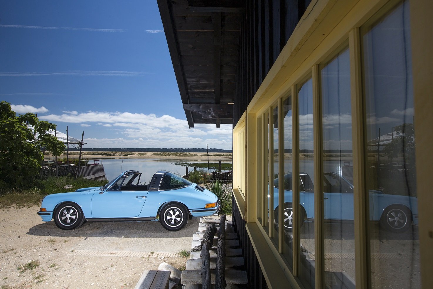 porsche, 911, S, Targa,  911 , Cars, Blue, 1971 Wallpaper