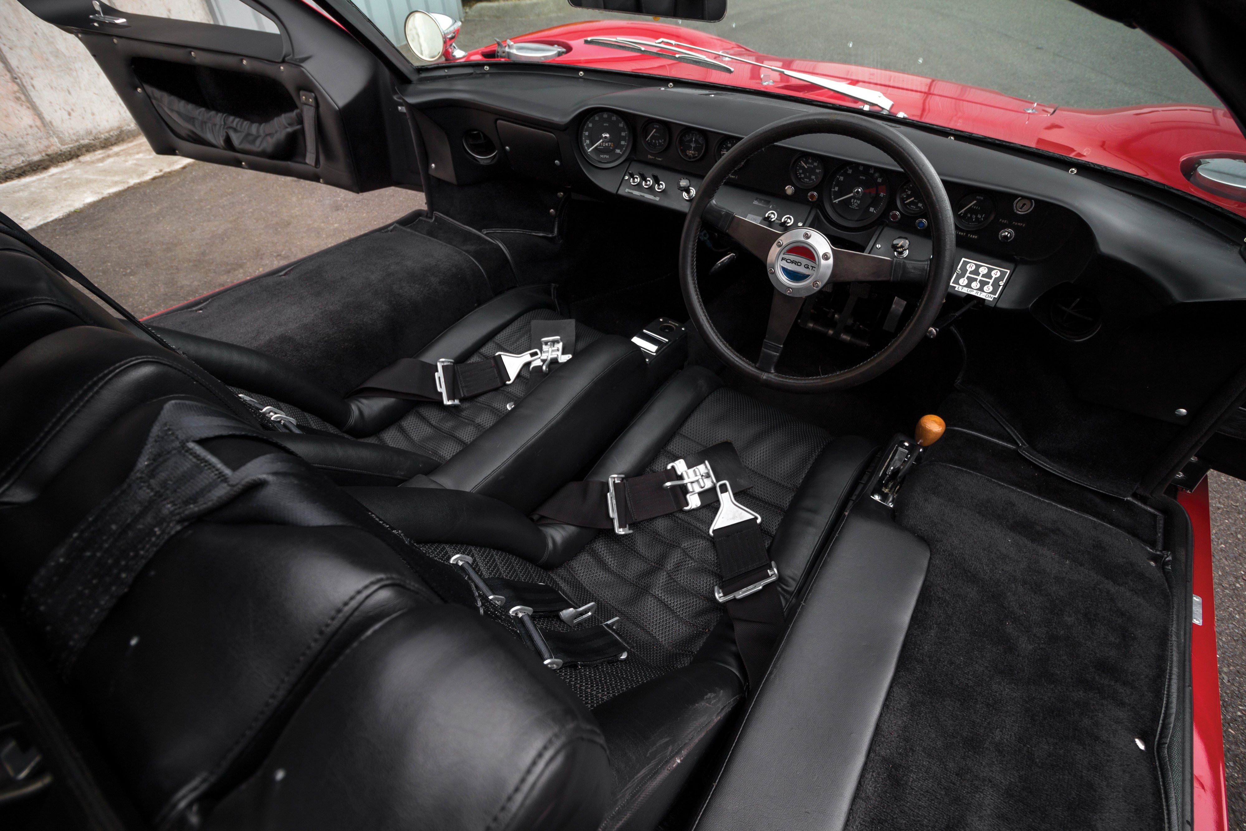 ford, Gt40, Road, Version, Cars, Red, 1966, Interior Wallpaper