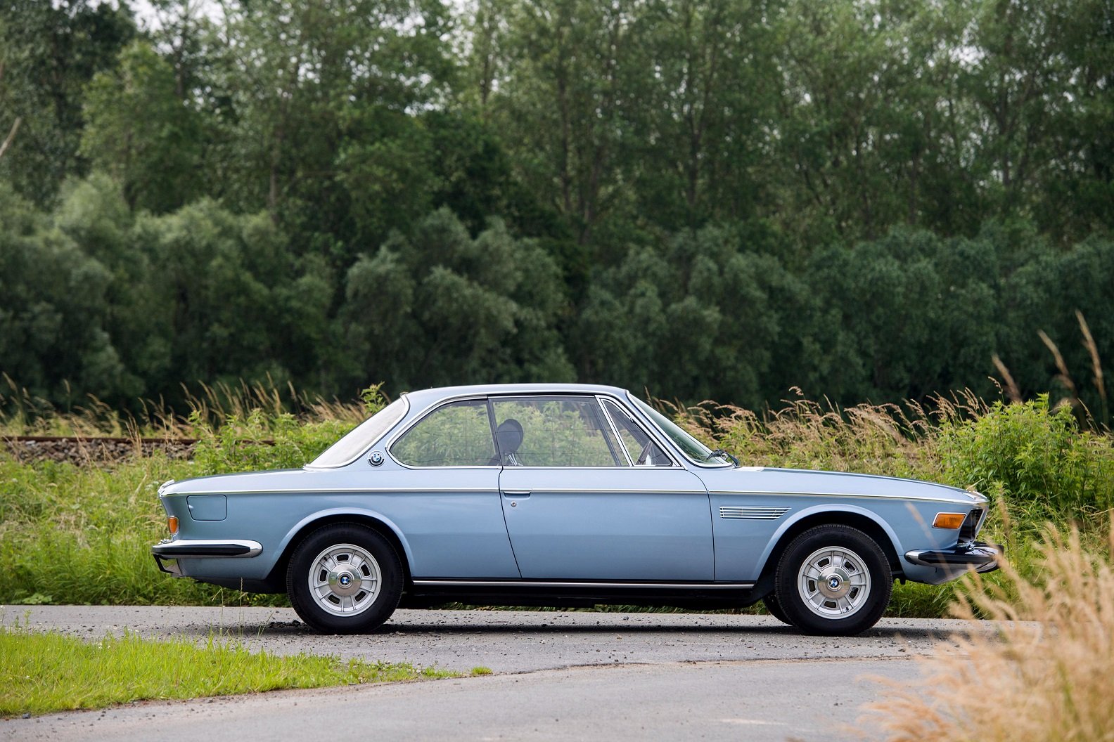 bmw, 3, 0, Csi,  e9 , Cars, Coupe, Blue, 1971 Wallpaper