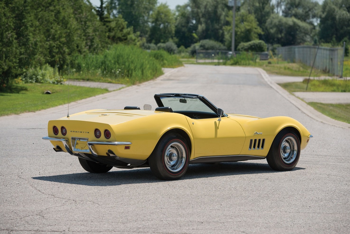 1969, Chevrolet,  c3 , Corvette, Stingray, L46, Cars, Yellow, Convertible Wallpaper
