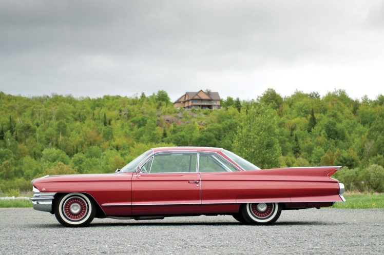 1961, Cadillac, Sixty two, Coupe, De, Ville, Cars HD Wallpaper Desktop Background