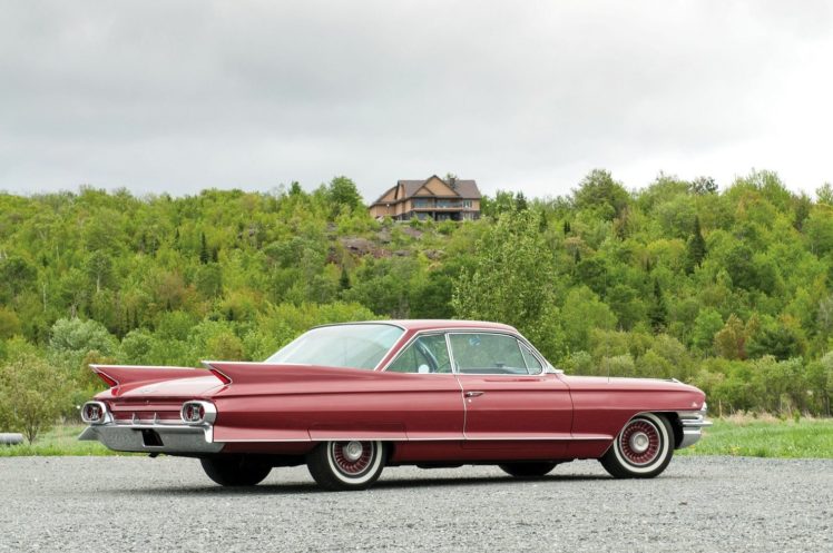 1961, Cadillac, Sixty two, Coupe, De, Ville, Cars HD Wallpaper Desktop Background