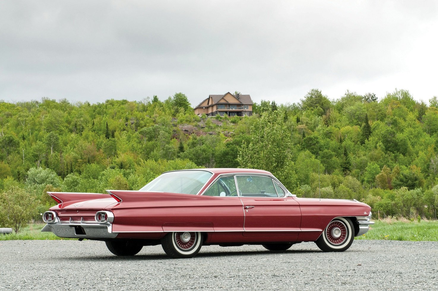 1961, Cadillac, Sixty two, Coupe, De, Ville, Cars Wallpaper