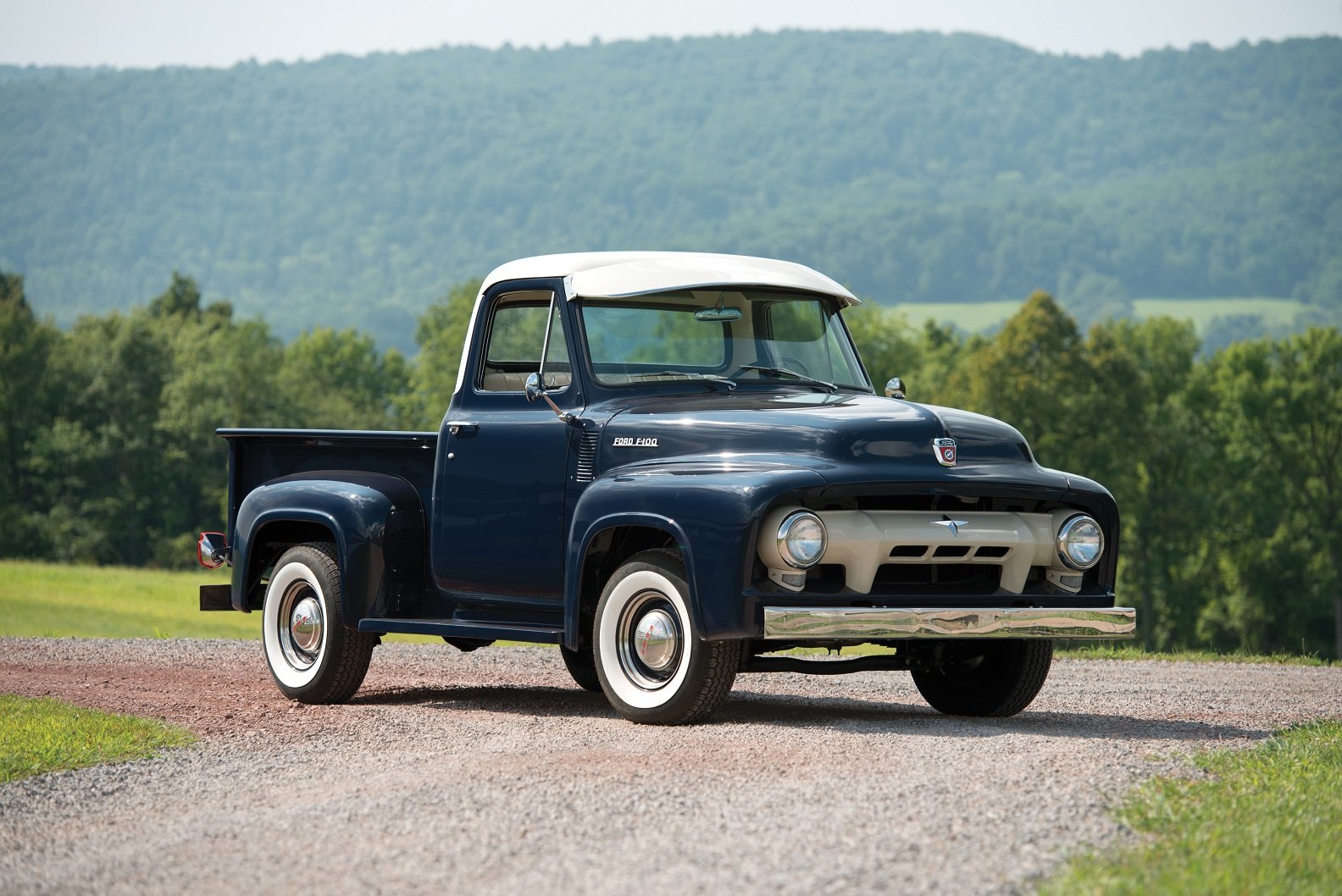 1954, Ford, F 100, Pickup, Truck Wallpaper