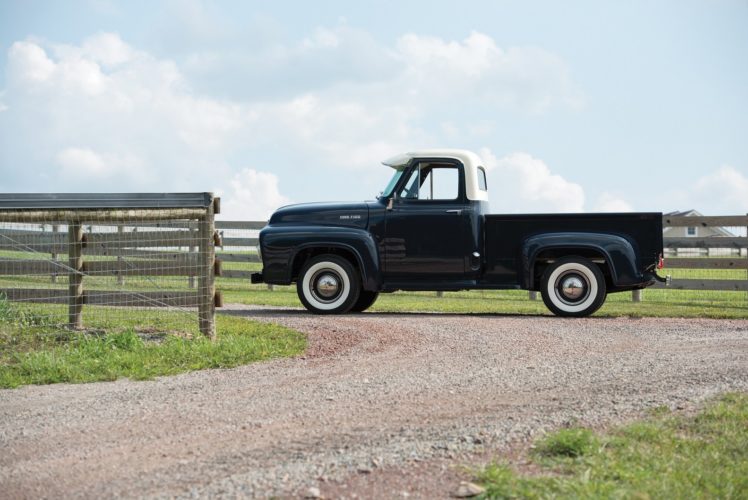 1954, Ford, F 100, Pickup, Truck HD Wallpaper Desktop Background